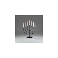 KONSTSMIDE Elljusstake 7 ljus 34x45cm metall svart