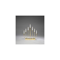 KONSTSMIDE Elljusstake 7 ljus LED 46x53cm mässing