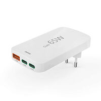 Hama Charger 2x USB-C 1x USB-A Flat PD 65W White