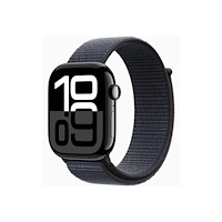 Apple Apple Watch Series 10 (GPS) - jet black aluminium - smart klocka med sportögla - bläck - 64 GB