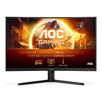 AOC AOC Gaming CQ32G4VE - G4 Series - LED-skärm - böjd - QHD - 32" - HDR