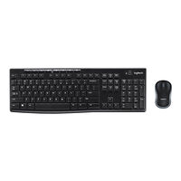Logitech Logitech MK270 Wireless Combo - sats med tangentbord och mus - USA, internationellt Inmatningsenhet