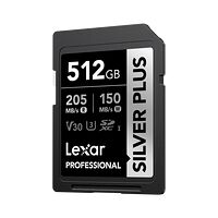 LEXAR Lexar SDXC Professional SILVER Plus 1066x UHS-I/U3/A2/4K R205/W150 (V30) 512GB
