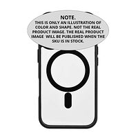 ONSALA Back Bumper Clear Case MagSerie iPhone 16e Black