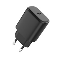 GEAR Charger 220V 1xUSB-C PD 20W Black