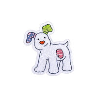 Pawprint Family Snowdog Sew On Patch