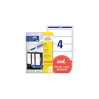 AVERY Etikett AVERY breda pärmar 192x61 100/fp