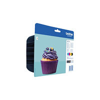 Brother Brother LC123 - 4-pack - svart, gul, cyan, magenta - original - bläckpatron