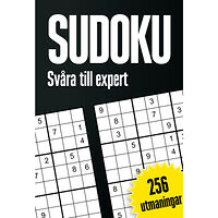Legind A/S Sudoku : svåra till expert, 256 utmaningar (häftad)