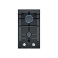 Bosch Bosch Serie | 8 PRB3A6B70 gasspis - 30 cm - borstad aluminium/svart - keramik