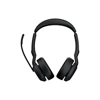 Jabra Jabra Evolve2 55 MS Stereo - headset - USB-C - med laddningsställ