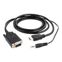 Gembird Cablexpert A-HDMI-VGA-03-6 - adapterkabel - HDMI/VGA/ljud - 1.8 m