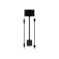 Gembird Cablexpert videokort - HDMI/VGA/ljud - 15 cm