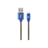 Gembird Cablexpert Premium Jeans - USB typ C-kabel - USB-C till USB - 2 m