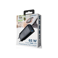 Gembird Gembird strömadapter - USB, USB-C - 65 Watt