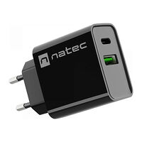 NATEC Natec Ribera strömadapter - USB, USB-C - 20 Watt