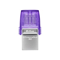 Kingston Kingston DataTraveler microDuo 3C - USB flash-enhet - 64 GB
