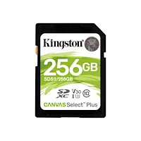Kingston Kingston Canvas Select Plus - flash-minneskort - 256 GB - SDXC UHS-I