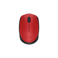 Logitech Logitech M171 - mus - 2.4 GHz - svart, röd