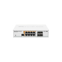 MikroTik MikroTik Cloud Router Switch CRS112-8P-4S-IN - switch - 12 portar - Administrerad - rackmonterbar