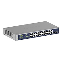 Netgear NETGEAR GS724T - Version 6 - switch - 24 portar - smart - rackmonterbar