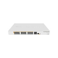 MikroTik MikroTik Cloud Router Switch CRS328-24P-4S+RM - switch - 28 portar - Administrerad - rackmonterbar