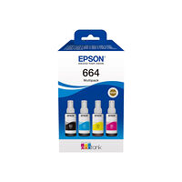 EPSON Epson EcoTank 664 - 4-pack - svart, magenta, cyan, gul - original - bläcktank