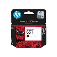 Hewlett-Packard HP 651 - svart - original - Ink Advantage - bläckpatron