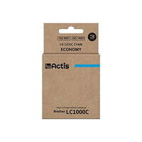 ACTIS Actis standard KB-1000C - cyan - kompatibel - bläckpatron (alternativ för: Brother LC1000C, Brother LC970C)