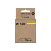 ACTIS Actis standard KB-1000Y - gul - kompatibel - bläckpatron (alternativ för: Brother LC1000Y, Brother LC970Y)