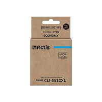 ACTIS Actis standard KC-551C - cyan - kompatibel - bläckpatron (alternativ för: Canon CLI-551C, Canon CLI-551C XL)