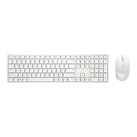DELL Dell Pro Keyboard and Mouse KM5221W - sats med tangentbord och mus - QWERTY - USA, internationellt - vit Inmatningsenhet