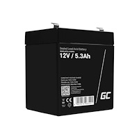 Green Cell Green Cell - alarm system battery - Bly-syra - 5.3 Ah