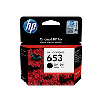 Hewlett-Packard HP 653 - svart - original - Ink Advantage - bläckpatron
