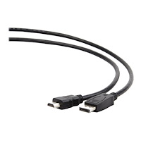Gembird Cablexpert CC-DP-HDMI-1M - adapterkabel - DisplayPort / HDMI - 1 m