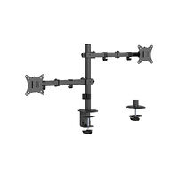 Gembird Gembird MA-D2-03 monteringssats - justerbar - för 2 LCD-bildskärmar - svart