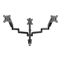 Gembird Gembird MA-DA3-01 monteringssats - fullständig rörelse - för 3 monitorer - svart