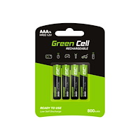 Green Cell Green Cell Rechargeable batteri - 4 x AAA - NiMH