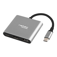 NATEC Natec Fowler Mini - dockningsstation - USB-C - HDMI