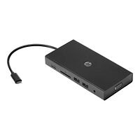 Hewlett-Packard HP Travel Hub - portreplikator - USB-C - VGA, HDMI