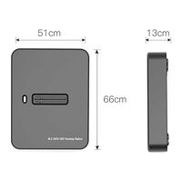 Gembird Gembird DD-U3M2 - SSD-dockningsstation - M.2 Card (PCIe NVMe & SATA) - USB 3.2 (Gen 2)