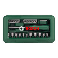 Bosch Group Bosch - skruvmejsel med bituppsättning - 46 delar