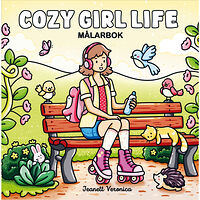 Jeanett Veronica Cozy Girl Life : Målarbok (häftad)