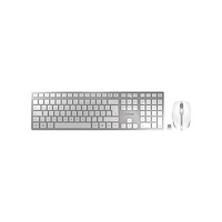 CHERRY CHERRY DW 9100 SLIM - sats med tangentbord och mus - QWERTZ - tysk - vit/silver Inmatningsenhet