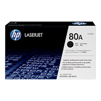 Hewlett-Packard HP 80A - svart - original - LaserJet - tonerkassett (CF280A)