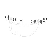 Guardio Theia Visor Screws Helmet Acc Black Unisex