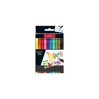 FABER-CASTELL Fiberpenna Black Edition 10/fp