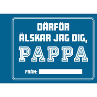 Tukan Förlag Därför älskar jag dig, pappa (inbunden)