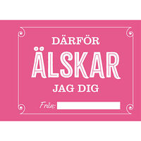Tukan Förlag Därför älskar jag dig (inbunden)