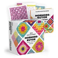 Claire Montgomerie Mormorsrutor Bok och 50 kort : virka, mixa och matcha (häftad)